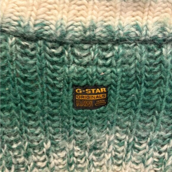 G STAR RAW- 100% WOOL - MENS ZIP UP SWEATER - Picture 8 of 14